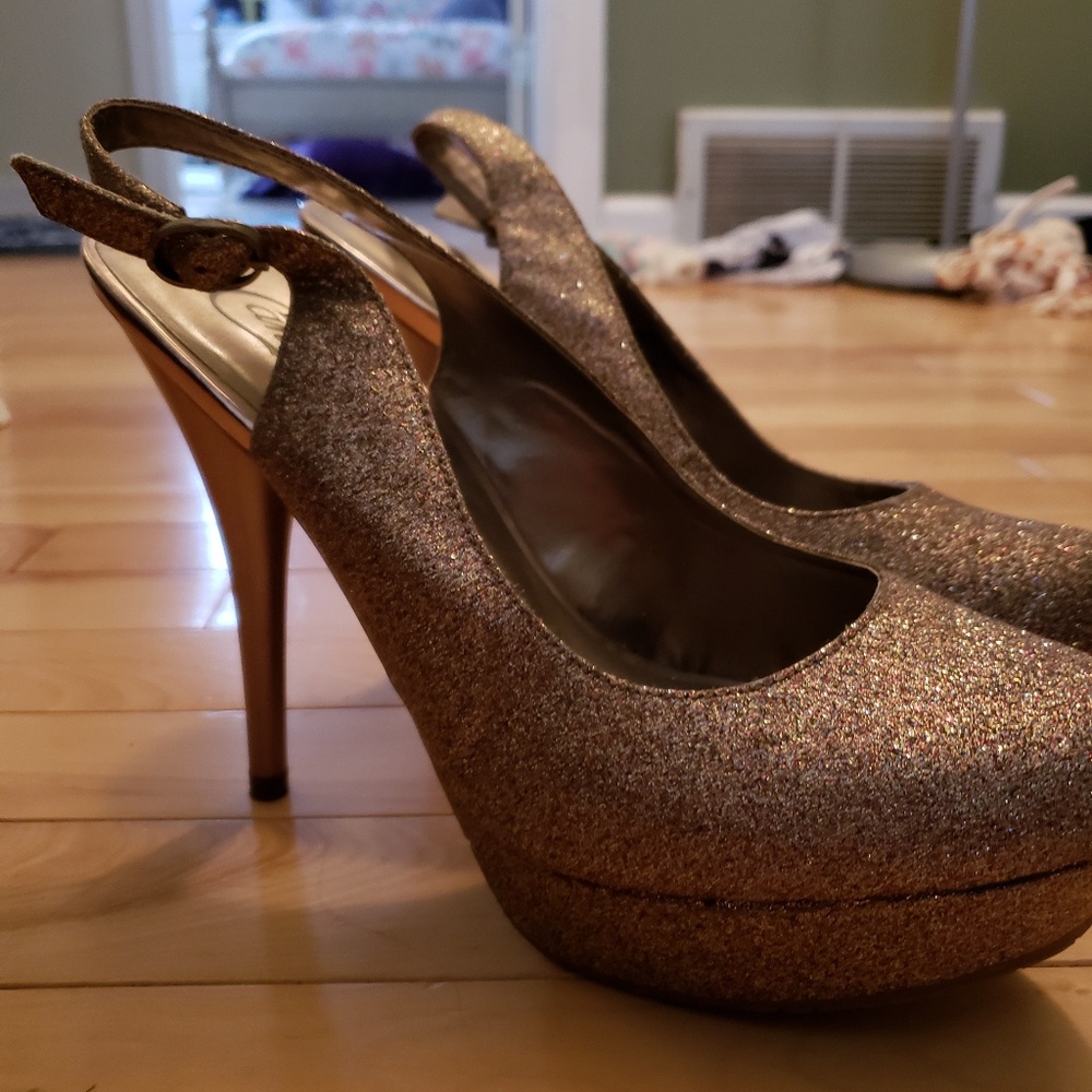 Sparkle high heels